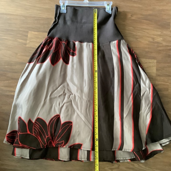 DEPT multicolored A- line midi skirt - Picture 12 of 12